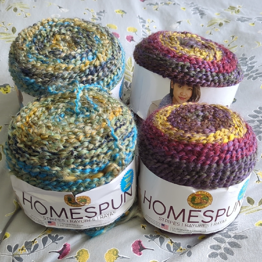 Lion Brand Home Spun lot